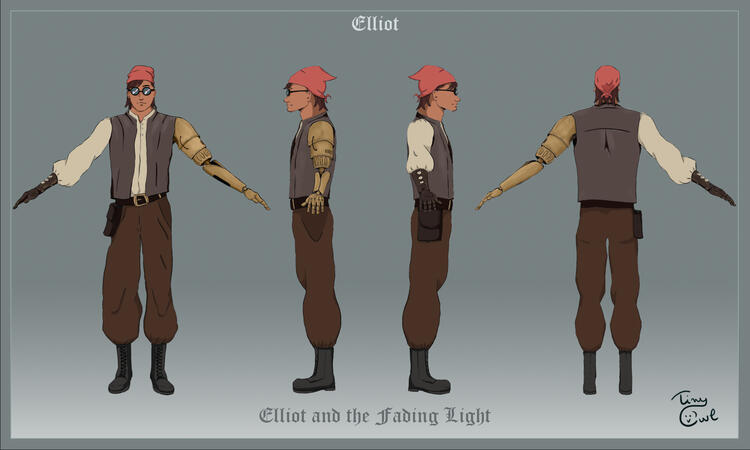 Elliot - Main Character Concept Art
