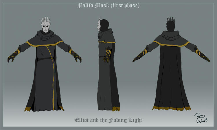 Pallid Mask - Boss Concept Art (1st phase)