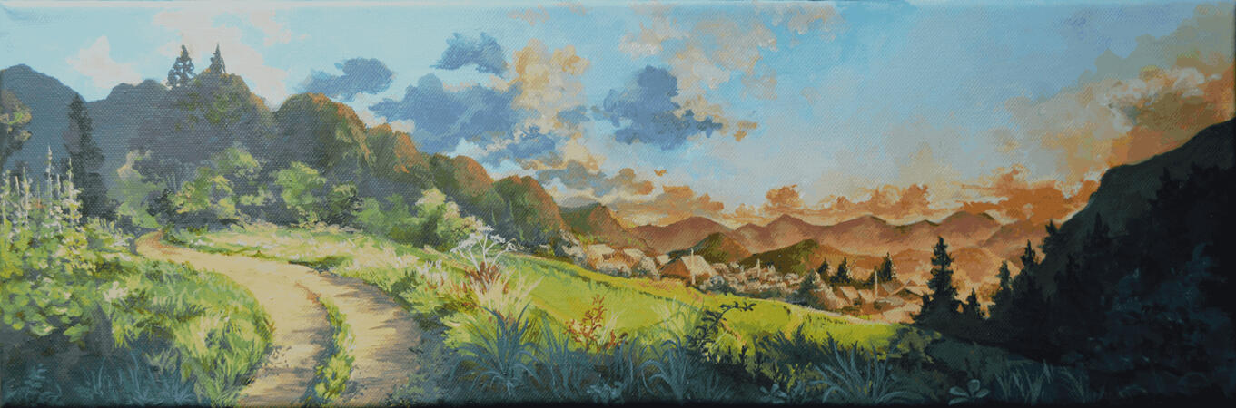 Ghibli Landscape Study